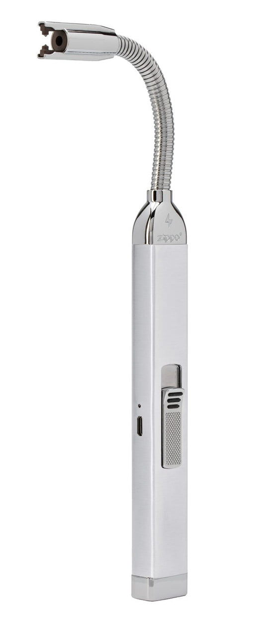 Zippo Rechargeable Silver Candle Lighter p8x4s